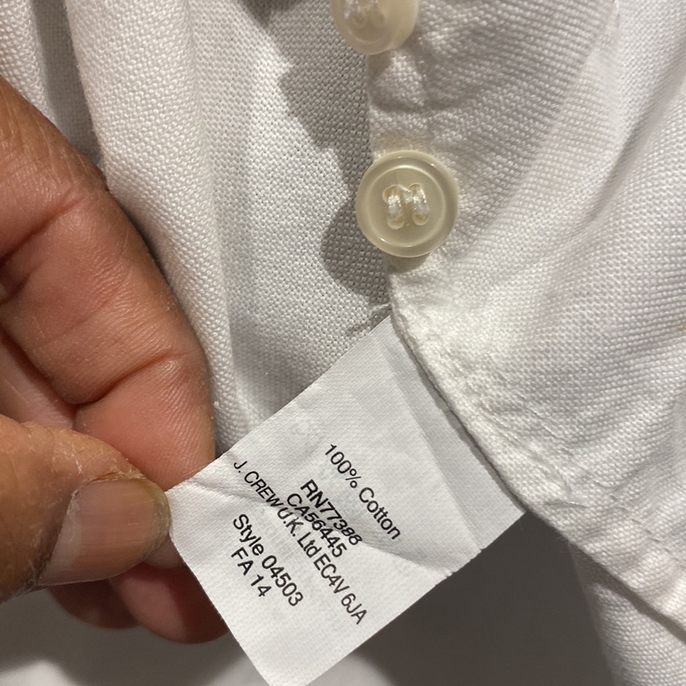 J Crew Xs Button Down Rhinestone Embellished Shirt - image 5